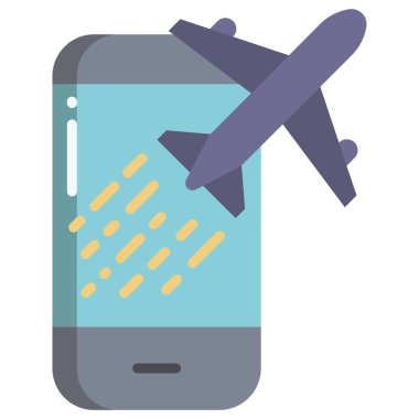  Cep telefonu web simgesi, vektör çizim