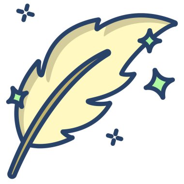 Mürekkep hokkası ve tüy kalem şablonu. Mürekkep şişesi ve kalem vektör tasarımı. Yazar illüstrasyonu