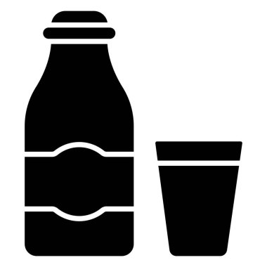 süt ağı simgesi, vektör illüstrasyonu