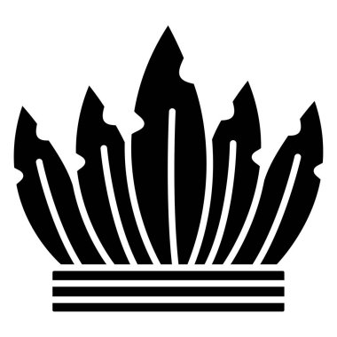 tüyler simge vektör çizim 