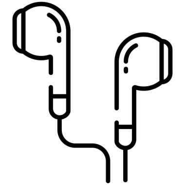 Kulaklıkların vektör çizimi