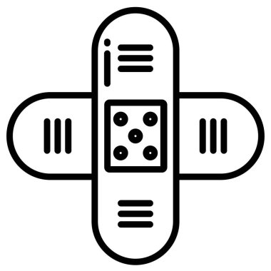 bandaj vektör çizim