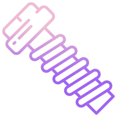 Basit vektör simgesi, Vida illüstrasyonu