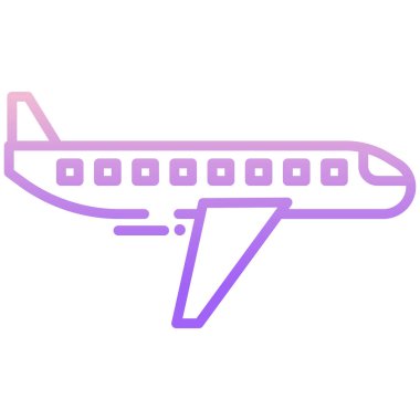 Uçuş. Web simgesi basit illüstrasyon 