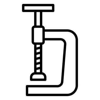 C-klemp simgesinin vektör çizimi