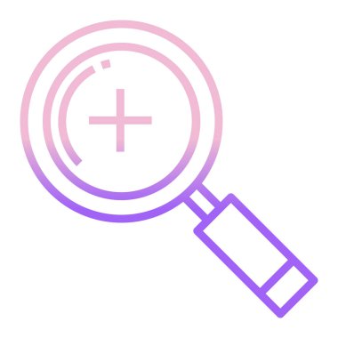 Arama simgesi vektör illüstrasyonu