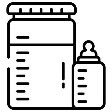 süt ağı simgesi, vektör illüstrasyonu