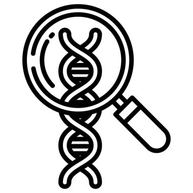 dna. Web simgesi basit illüstrasyon 