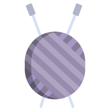 Çizgi film ipliği simgesinin vektör illüstrasyonu