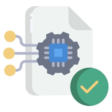 belge web simgesi, vektör illüstrasyonu   