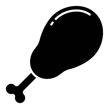 Tavuk. Web simgesi basit illüstrasyon