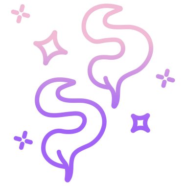 Sihirli Duman 'ın soyut arka planı. vektör illüstrasyonu