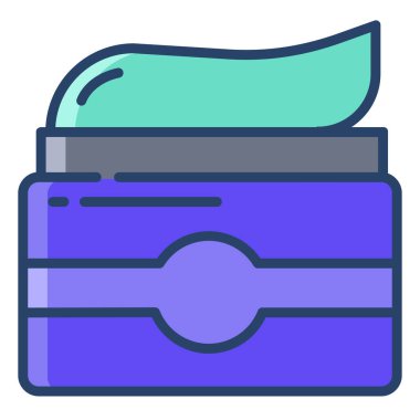 Basit vektör simgesi, nemlendirici kremin çizimi