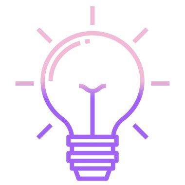 Bir fikrim var. Web simgesi basit tasarım