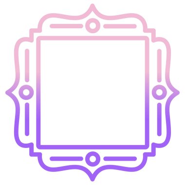 çerçeve simge vektör çizim 