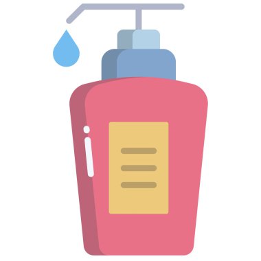 Sıvı Sabun vektör resimleme arkaplanı 