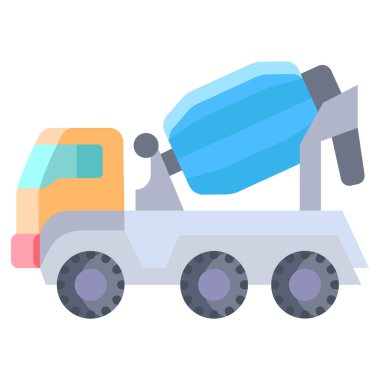 kamyon web simgesi basit illüstrasyon