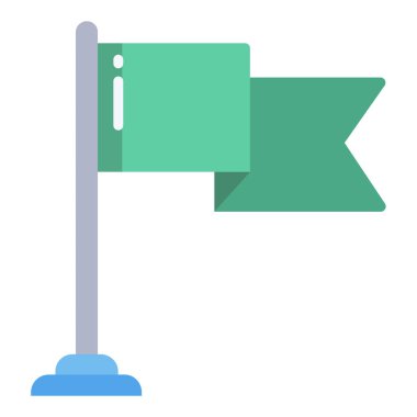 Bayrak. Web simgesi basit tasarım 