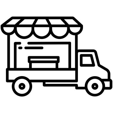 araba web simgesi, vektör illüstrasyonu 