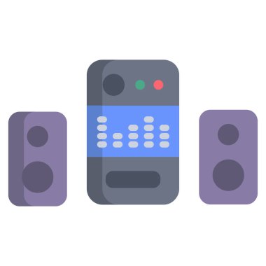 Cep telefonu. Web simgesi basit illüstrasyon