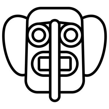 Marimonda. Web simgesi basit tasarım