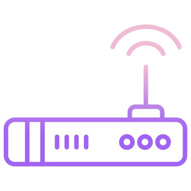 Yönlendirici. Web simgesi basit illüstrasyon