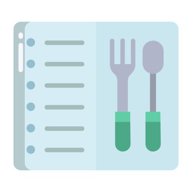 yiyecek ikonu vektör illüstrasyonu 