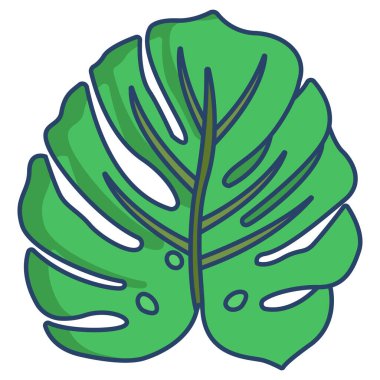 Yaprak simgesi, vektör illüstrasyonu 