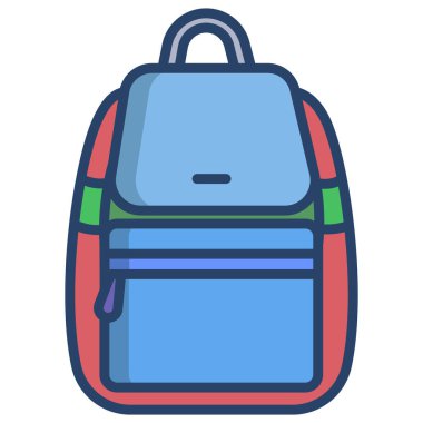 El çantası simgesini, basit vektör çizim