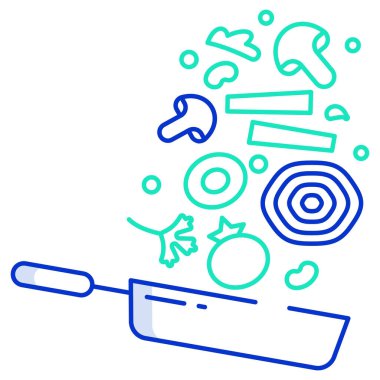 Gıda simgesinin vektör illüstrasyonu