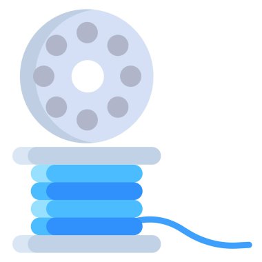 Balıkçı makarası vektör resimleme arkaplanı 