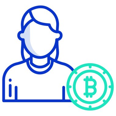 Para için. Web simgesi basit illüstrasyon