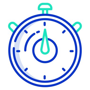 Kronometre Web simgesi basit tasarım