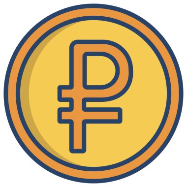 bitcoin. Web simgesi basit illüstrasyon