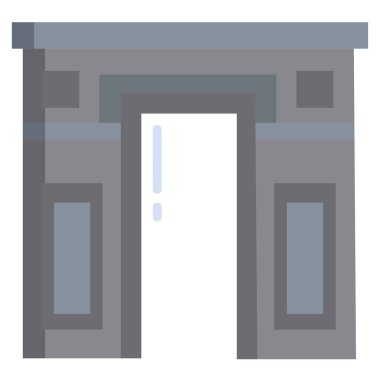 Geçit simgesinin vektör illüstrasyonu