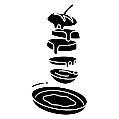 Beyaz arkaplanda domates basit vektör simgesi