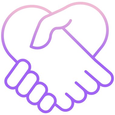 Basit vektör simgesi, habds illüstrasyonu