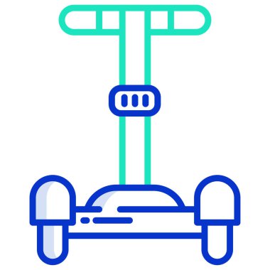 Bir bisiklet simgesinin vektör illüstrasyonu