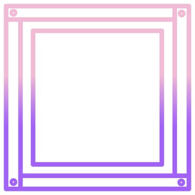 çerçeve simge vektör çizim 