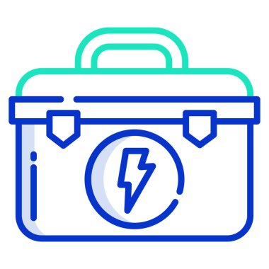 Araç kutusunun vektör illüstrasyonu