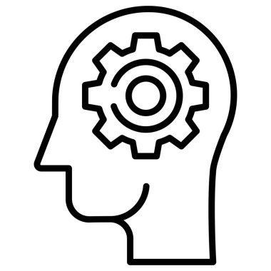 Beyaz arkaplanda basit bir vektör simgesi düşünülüyor