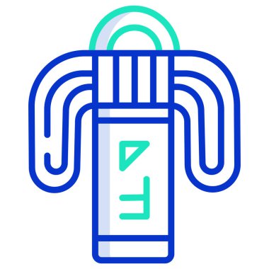 Modern b 'nin vektör illüstrasyonu eksik simgesi