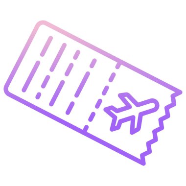 seyahat web simgesi basit vektör çizimi