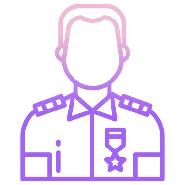 Adamım. Web simgesi basit illüstrasyon