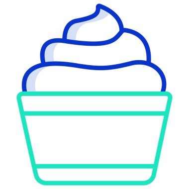 Tatlım. Web simgesi basit illüstrasyon