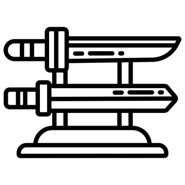 Köprü. Web simgesi basit illüstrasyon