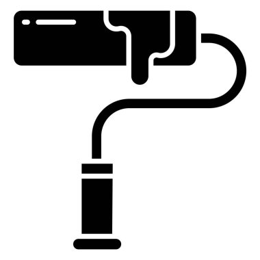 Boya fırçası. vektör illüstrasyonu