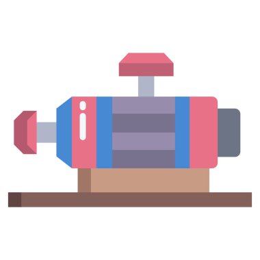 Benzin deposu ikonu. Web için su borusu vektör simgelerinin karikatür çizimi