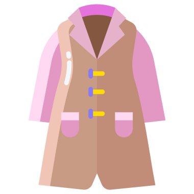 Moda. Web simgesi basit illüstrasyon