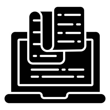 dosya vektör simgesi. Düz çizim. 10 saniye.